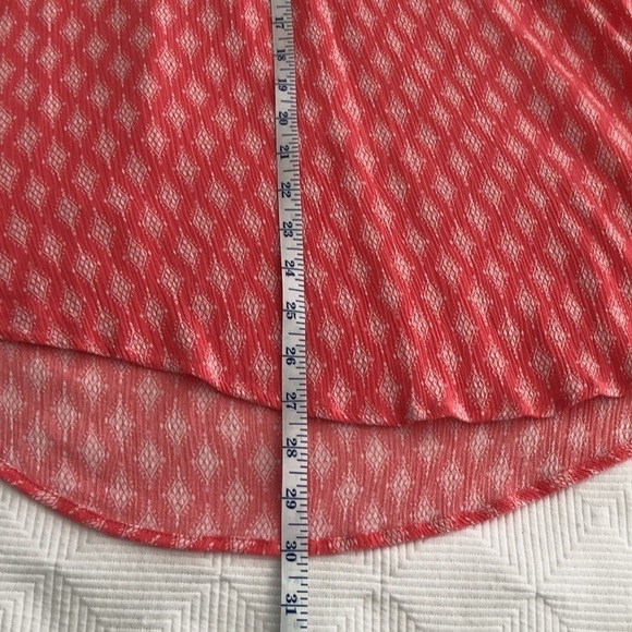 Papermoon Sleeveless Tunic Top Pink With White Print Size Medium M - Picture 9 of 10